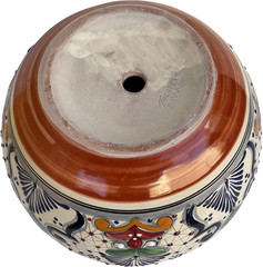 Talamex Hand-Made Small-Size Indoors/Outdoors Tecali Mexican Colors Talavera Cer
