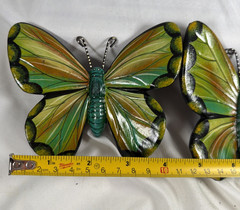 Talavera Butterflies Handmade & Painted Ceramic Mexican Pottery Wall Decor