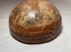 antique Mayan Mexican pre columbian 500-750 A.D. polychromed pottery bowl