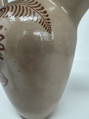 Vintage Handmade Tlaquepaque 1930’s Mexican Art Pitcher Mexican Folk Art Pottery