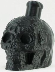 Aztec / Mayan Death Whistle Onyx Black Skull *** MADE IN USA ***