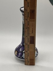 Vintage Talavera Pottery Hand-Painted Bud Vase – Mexican Signed