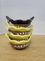 Traditional Mexican Hand Painted Salsa Bowl