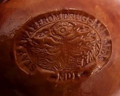 Handmade Clay Ocarina Pendant Whistle Folk Art Anti Drug AIDS Message MPI