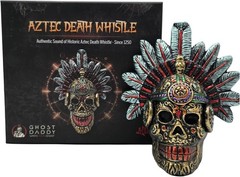 Aztec Screaming Death Whistle: Large 7″ Tall 126+ Decibels Loudest Authentic Hum