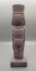 Aztec Toltec Warrior Modern Art Statue Figure Almost 8″ Tall