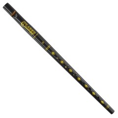 Clarke Original D Tinwhistle – Black with Gold Diamond Decor – a traditional …
