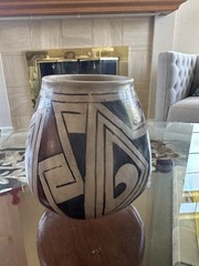 Manuel Olivas Mata Ortiz Casas Grande Polychrome Pottery Round Bottom Signed 7″