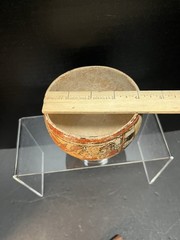 Mayan PreColumbian Bowl with Mayan Lords 600 A.D.-900 A.D. Polychrome Artifact