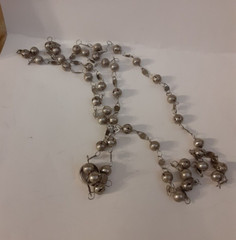 Vtg. Antique Mexico Collectible Estate Wedding Vase, Necklace, Ring
