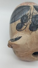 Vintage Mexican Hand-Painted Tonala Art Pottery Owl 9″ Tall Classic Colors