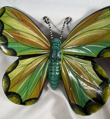 Talavera Butterflies Handmade & Painted Ceramic Mexican Pottery Wall Decor