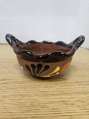 Traditional Mexican Hand Painted Salsa Bowl
