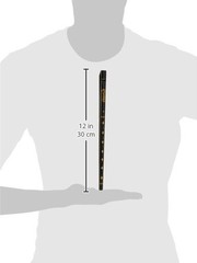 Clarke Original D Tinwhistle – Black with Gold Diamond Decor – a traditional …