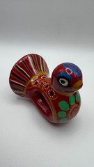 Hand-Painted Ceramic Bird Figurines Set Of 4 – Colorful Decorative Mexican Folk