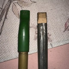 Feadog Tin Whistle Nickle Key of “D”12” 2in Lot & Home Made One Work Perfect