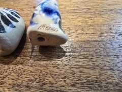 Vintage Miniature Mexican Tonala Pottery Owls Handmade Folk Art Collectibles Set
