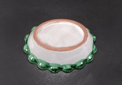 Talavera Salsa Bowl Handpainted Floral Lilly Small Candy Dish Mexican 5.25″