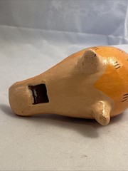 Tonala Bird Hand Painted Colorful Mexican Pottery Water Whistle Ocarina Works