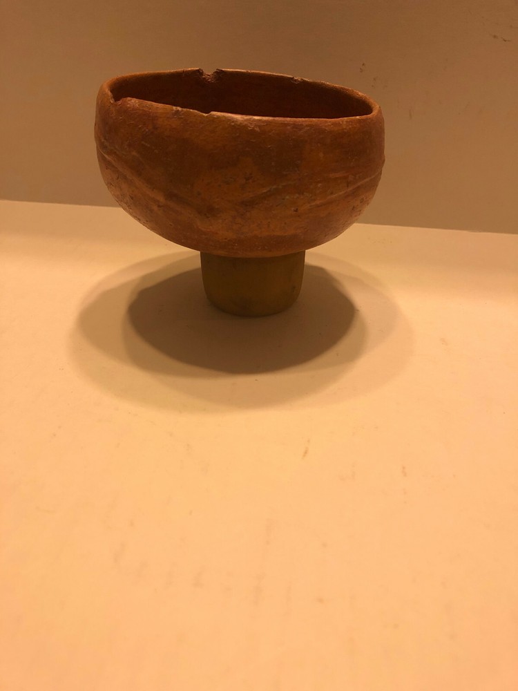 AUTHENTIC PRE COLUMBIAN MAYAN CLASSIC PERIOD BOWL NICE AND ORIGINAL 7″X3.25″