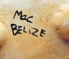 Belize SIGNED Handmade Painted Clay Bowl OOAK by Mac 4″ Folk Art Art Pottery