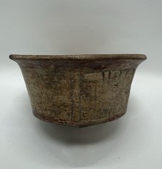 Authentic Pre-columbian Mayan Ceremonial Bowl Guatemalan Pottery Vessel Artifact