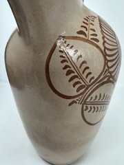 Vintage Handmade Tlaquepaque 1930’s Mexican Art Pitcher Mexican Folk Art Pottery