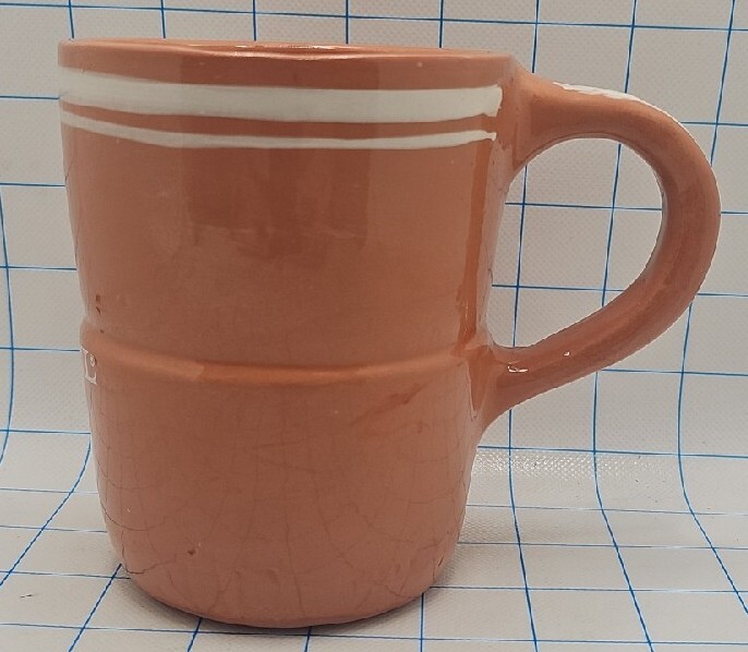 Lunazul Tequila Stoneware Mug Mexican Pottery Hand Made Signed Single Mug