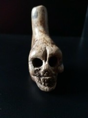 Death Whistle, Loud, Natural, Small, Real, Aztec, Maya, Original, Hand Crafted.