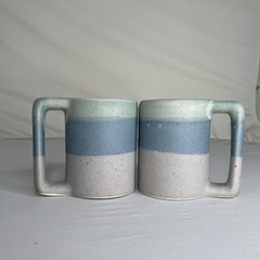 Rodolfo Padilla Mugs, Blue/purple, Set Of 2