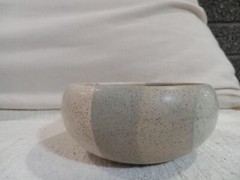 Rodolfo Padilla Signed Mexican Studio Art Pottery Speckled Glaze Bowl MCM Modern