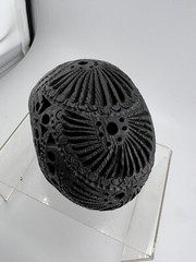 Vtg Oaxaca Black Clay Pottery Sugar Skull Mexico