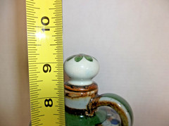 Ken Edwards El Palomar Tonala Mexico Mid Century Pottery Jug Decanter Rare Green