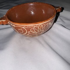 Mexican Modern Pottery Small Bowl 6.5 X 4.5 Collectible