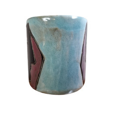 Design By Mara Mug Classic Faces Abstract Mexico Stoneware