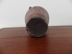 Terra Cotta Pottery Mauve With Leaves H7″ 13″ Around 1.0LB