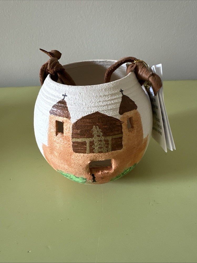 Handmade New Mexico Small Hanging Pot Artist Signed